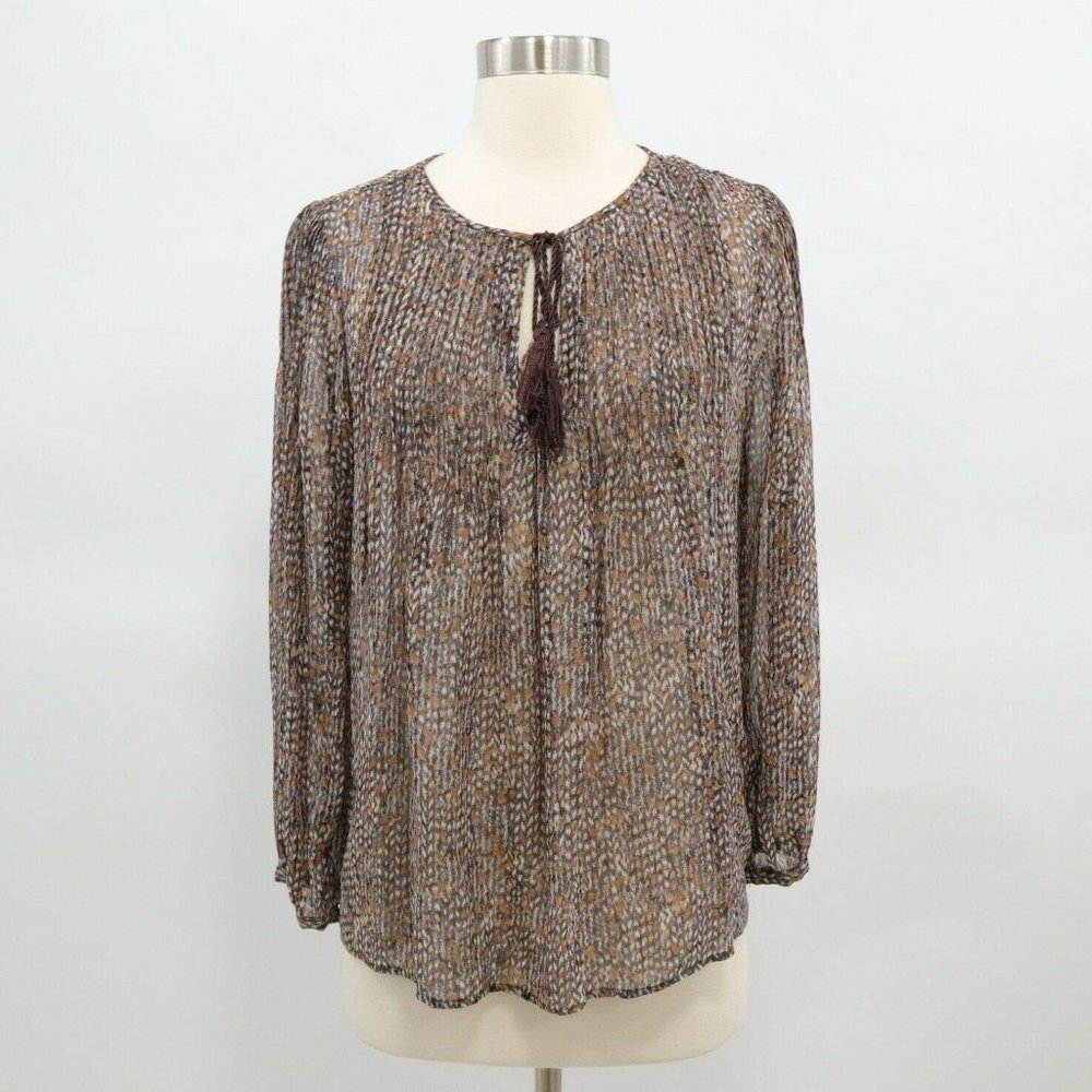 Joie Blouse Top Shirt 100% Silk Womens XS Suzetta